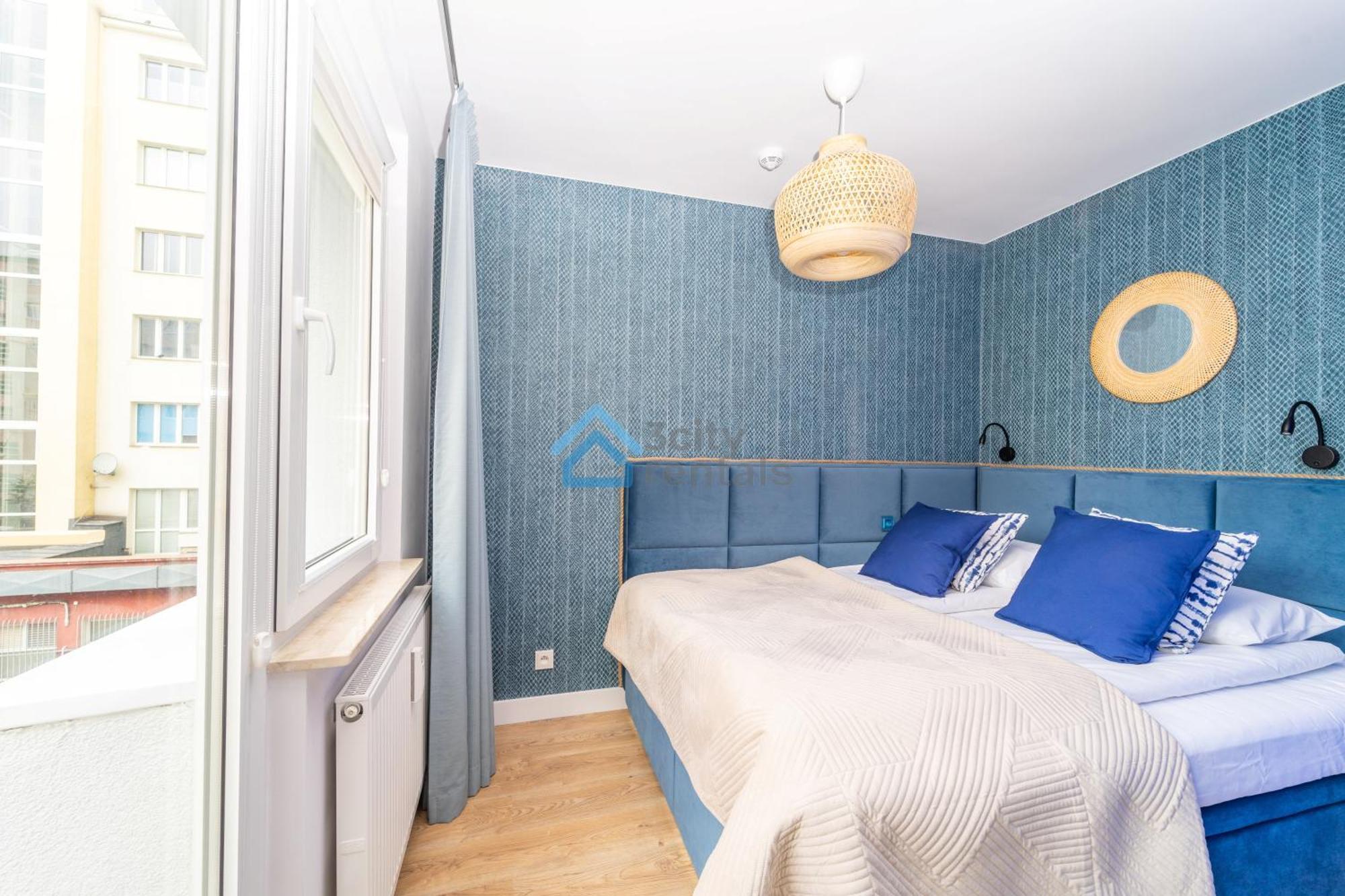 Bright And Blue 3City Apartment With Balcony In Gdynia By Noclegi Renters Exterior foto